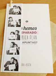 invitación con foto