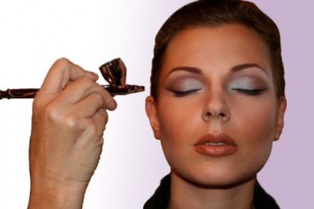 maquillaje con aerografo