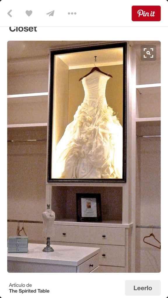 Y después de la Boda ¿qué hacer con los Recuerdos y con el vestido? - 5