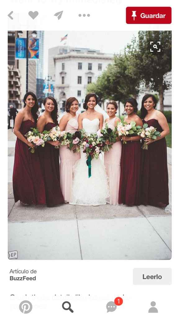 Dilema con los vestidos de damas y madrinas - 1