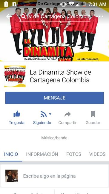 Grupo musical:sonora dinamita - 1