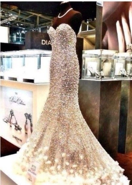 vestido de novia glamuroso