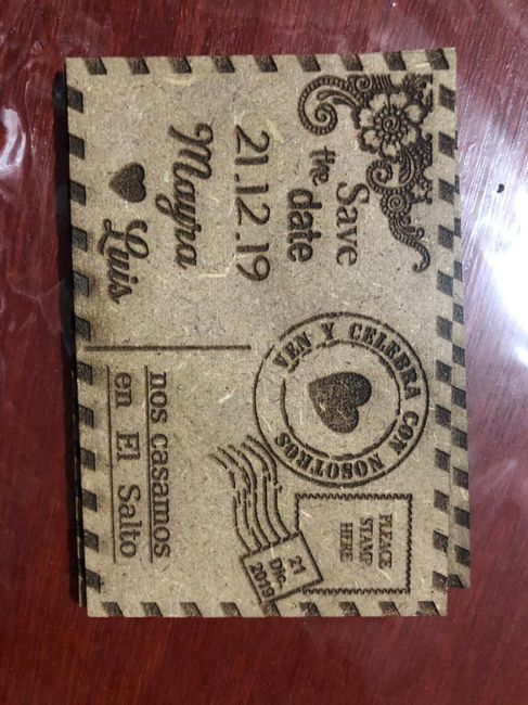 Save the Date - imanes - 1