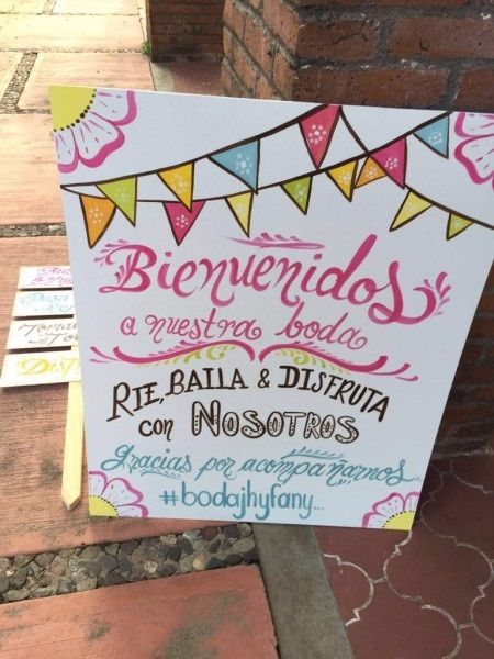 bienvenida