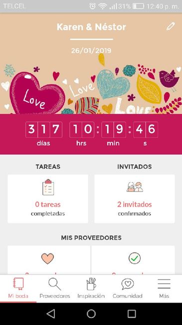 ¿Cuánto falta para que se casen? - 1