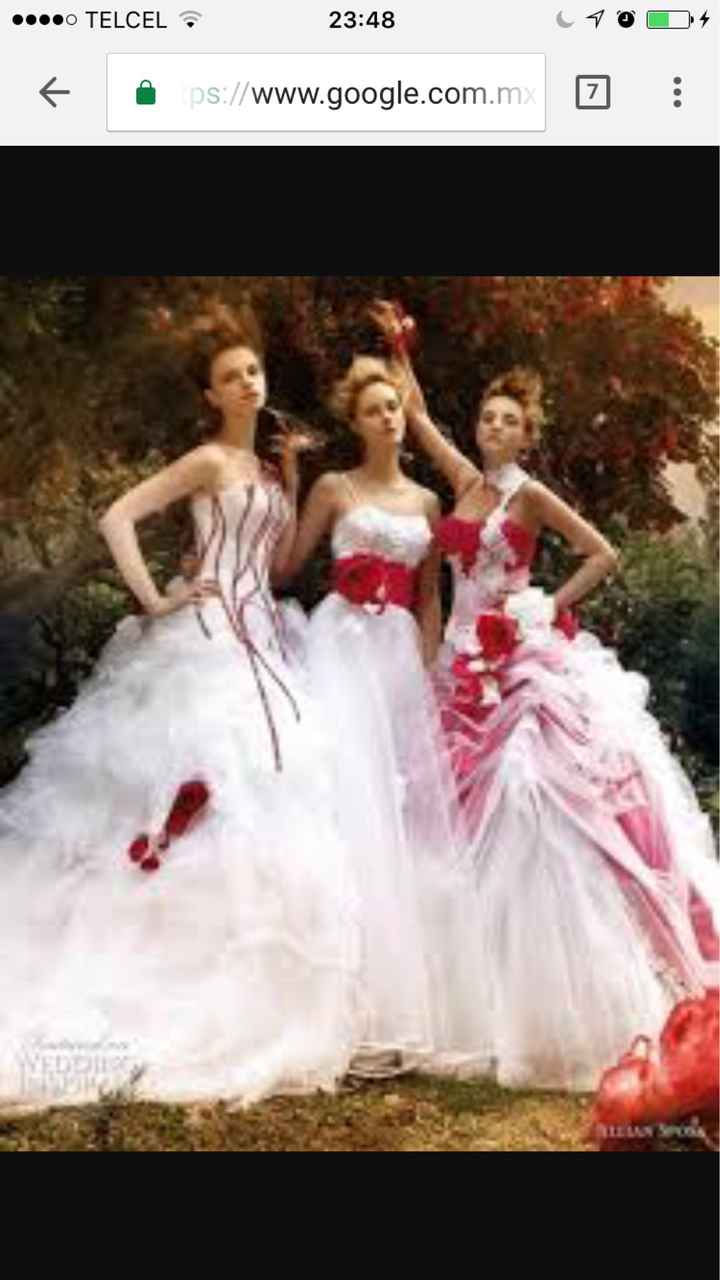 Combinaciones de colores en blanco y rojo - 3