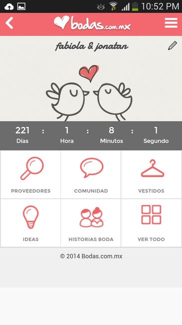 Cuantos dias les falta para su boda :D - 1