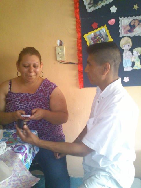 asi fue mi pedida de mano .... 