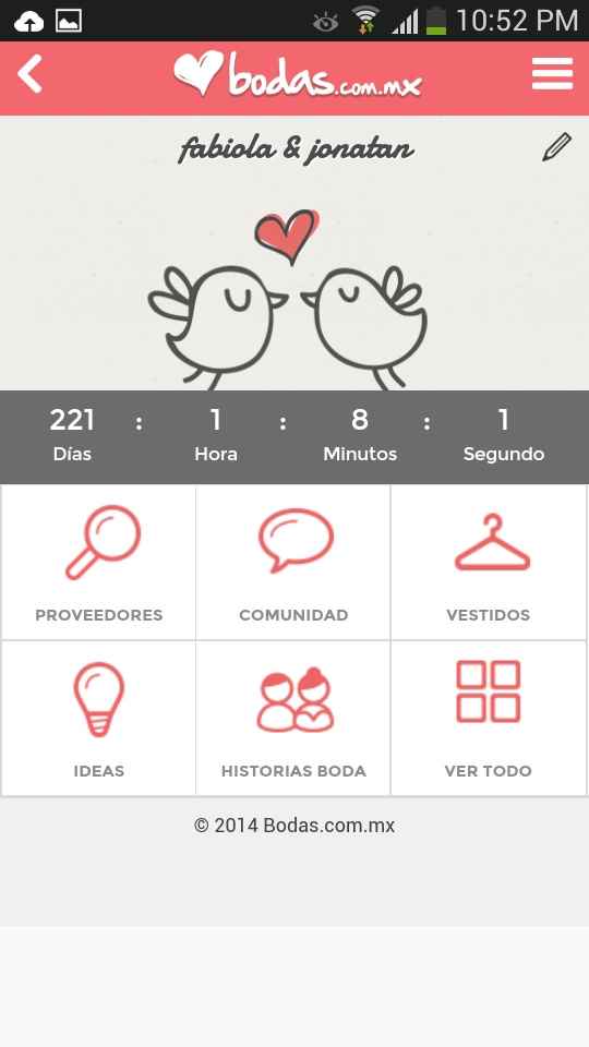 Cuantos dias les falta para su boda :D - 1