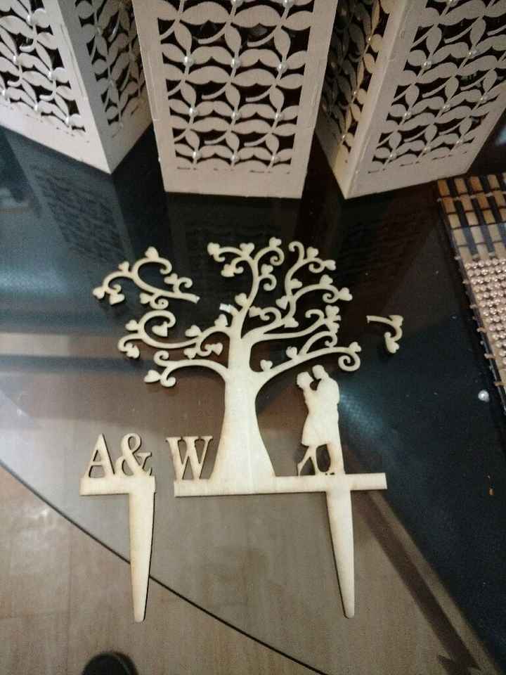 F) llegó mi cake topper - 2
