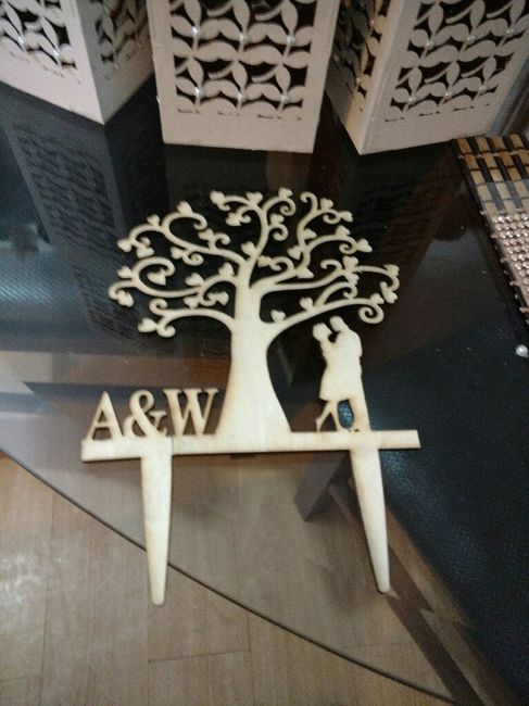 Cake topper silueta - 1