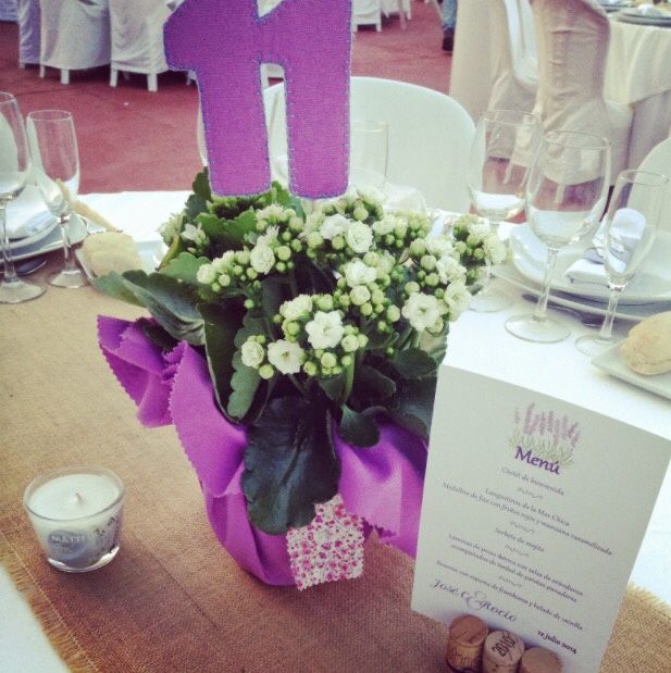 Ideas para numeradores de mesas - 12