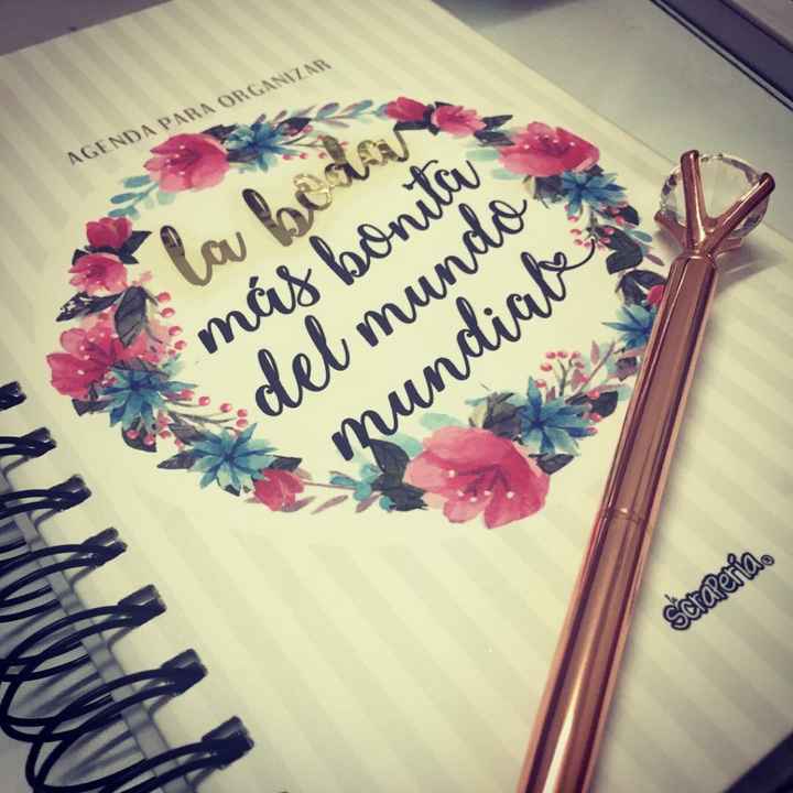 Agenda de organización de boda - 1