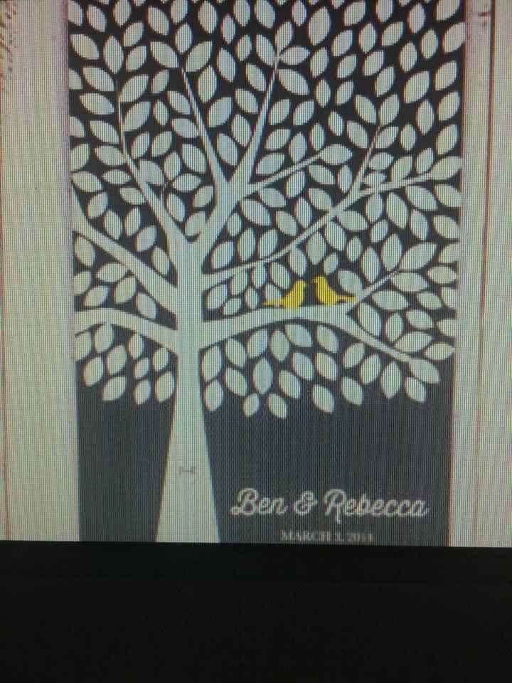 Arbol de huellas diy. - 1