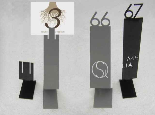 Ideas para numeradores de mesas - 6