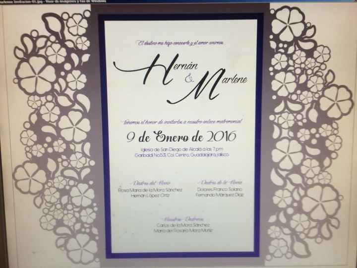 Mar & nan vamos avanzando 25... las invitaciones! - 7