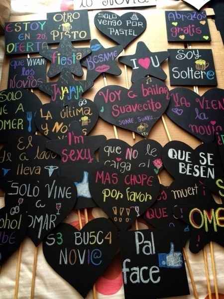letreros para animar la boda