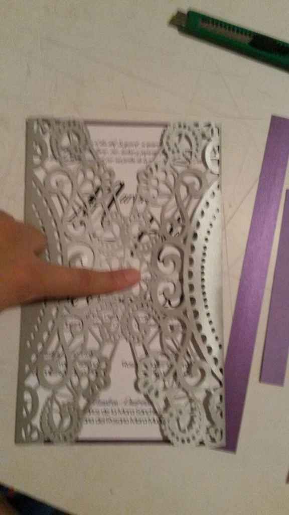 Mar & nan vamos avanzando 35 ... las invitaciones - 1