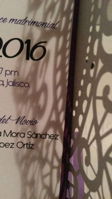 Mar & nan vamos avanzando 35 ... las invitaciones - 2