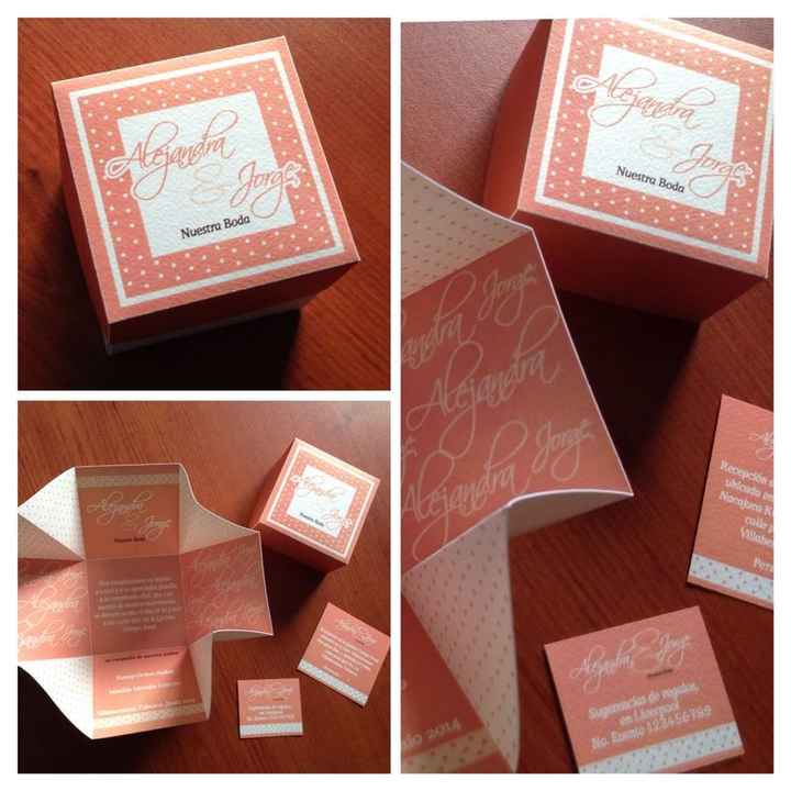 Invitaciones de boda original - 1