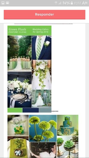 Combinaciones de colores en azul y verde - 1
