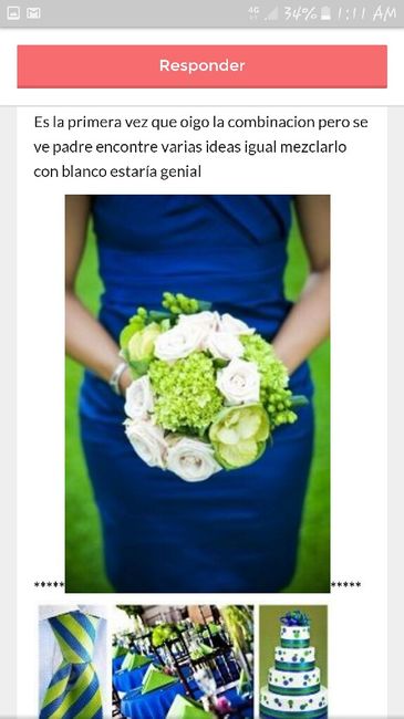 Combinaciones de colores en azul y verde - 3