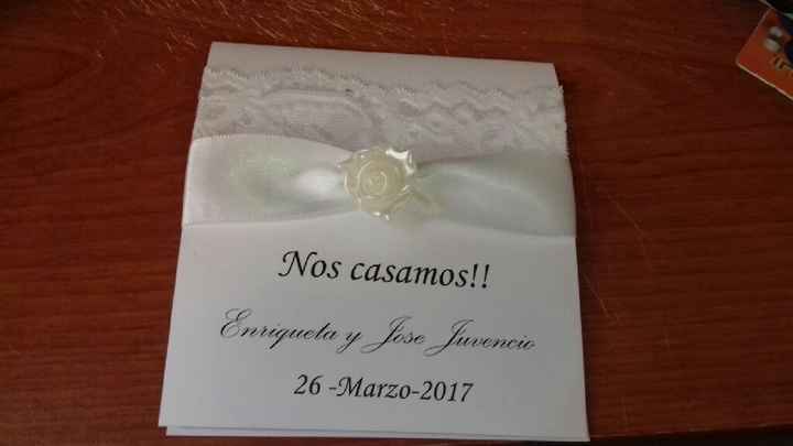 Cambio de invitaciones - 1