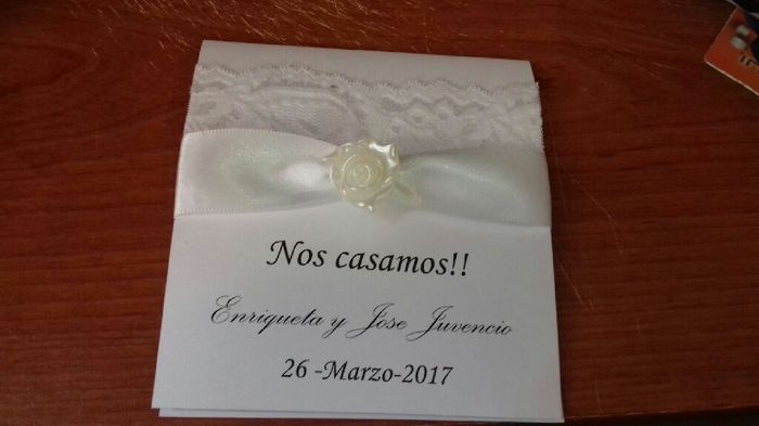 Cambio de invitaciones - 1