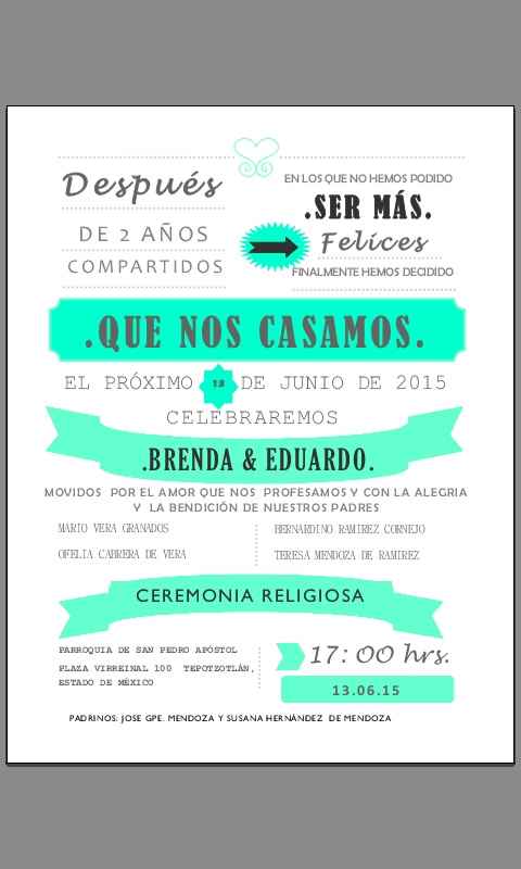 Diseño de invitación!! - 1