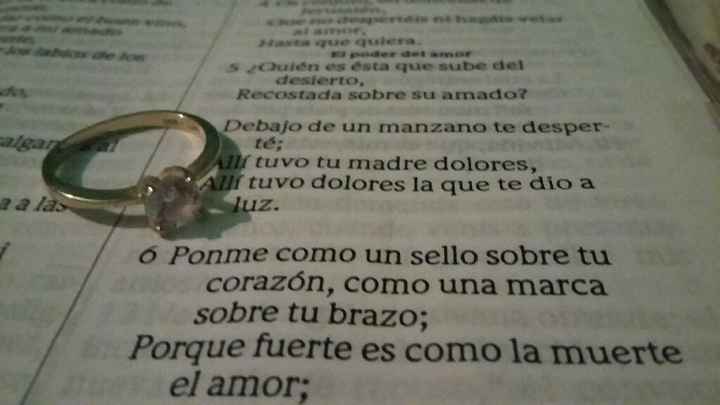 ¿Cuándo te dio el anillo? - 1