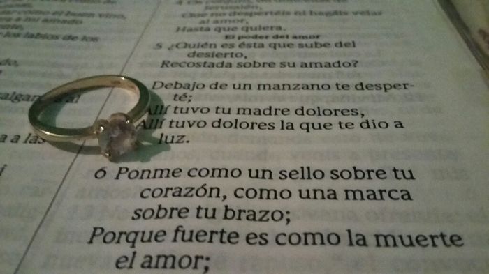 ¿Cuándo te dio el anillo? - 1