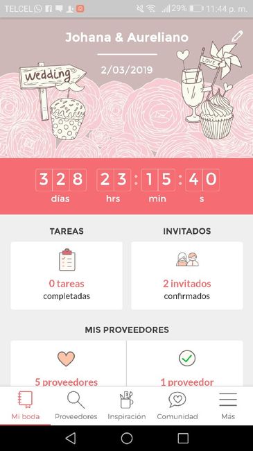 ¿Cuánto falta para que se casen? - 1