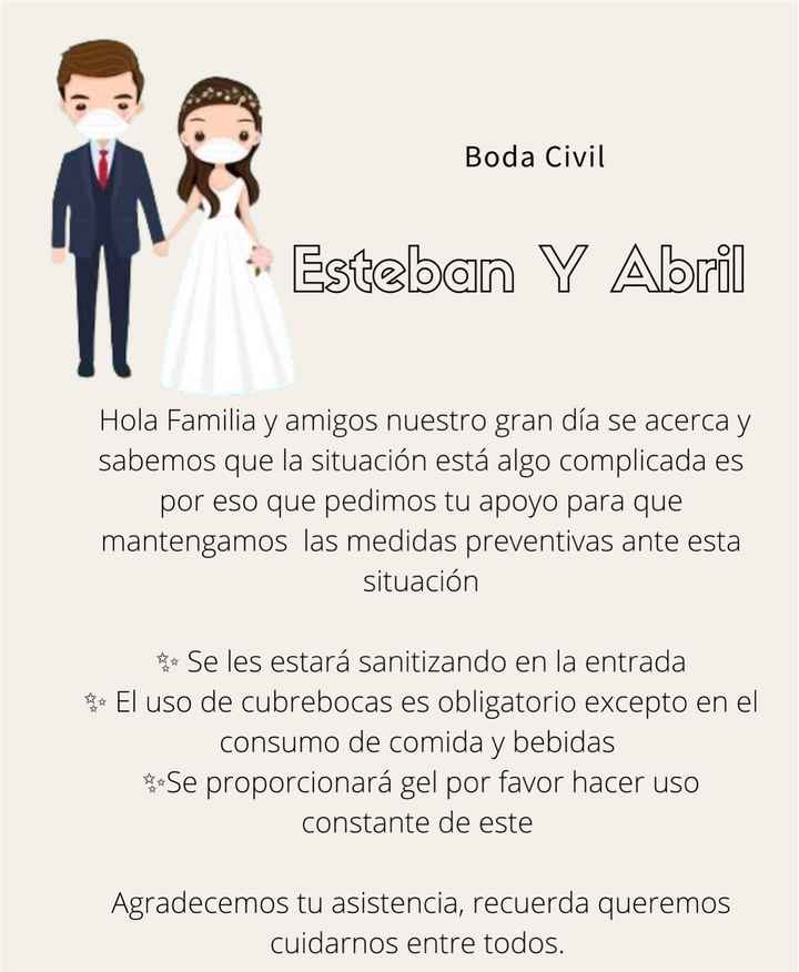 Boda con covid ? - 1