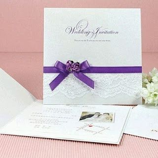 invitaciones en morado