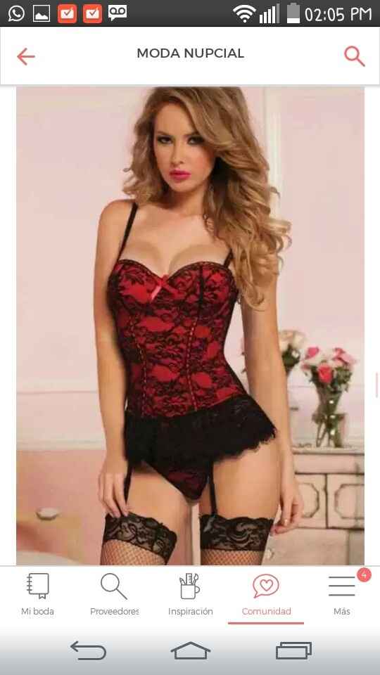 ¿ sabes que atuendo elegir para tu noche de bodas? - 1