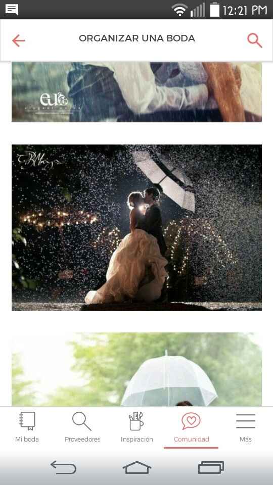 Fotos de boda y la lluvia - 1