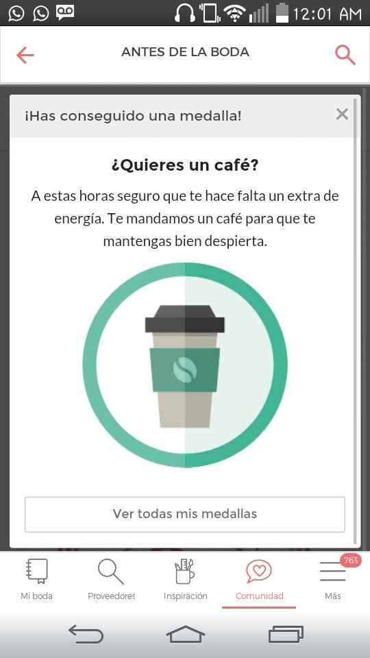 Por fin mi medalla del cafe - 1
