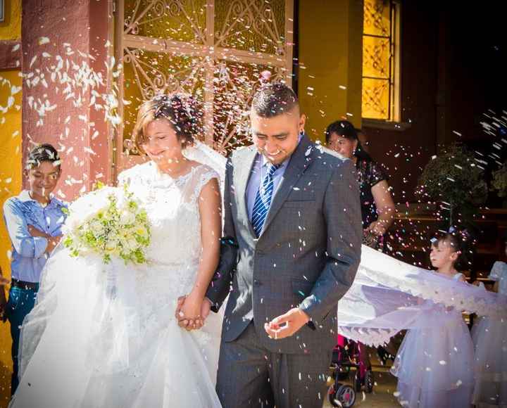 salida de la iglesia