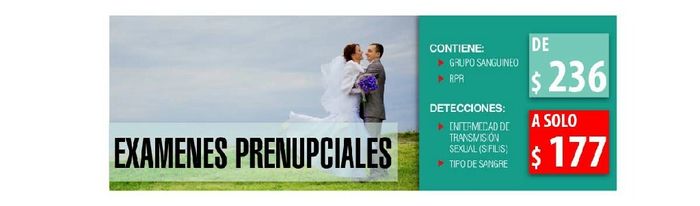 Exámenes prenupciales??? - 3