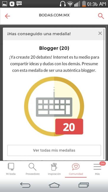 Medalla por suerte - 1