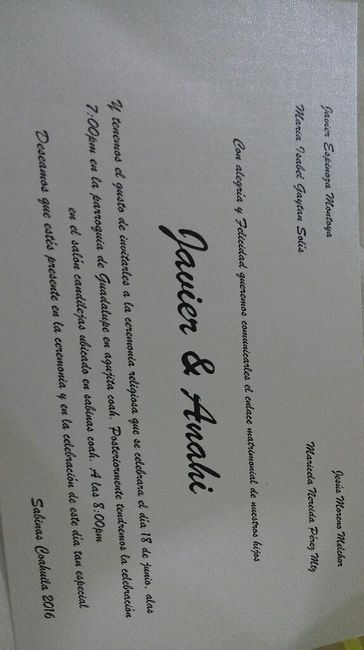 ¿Cómo son tus invitaciones? - 2