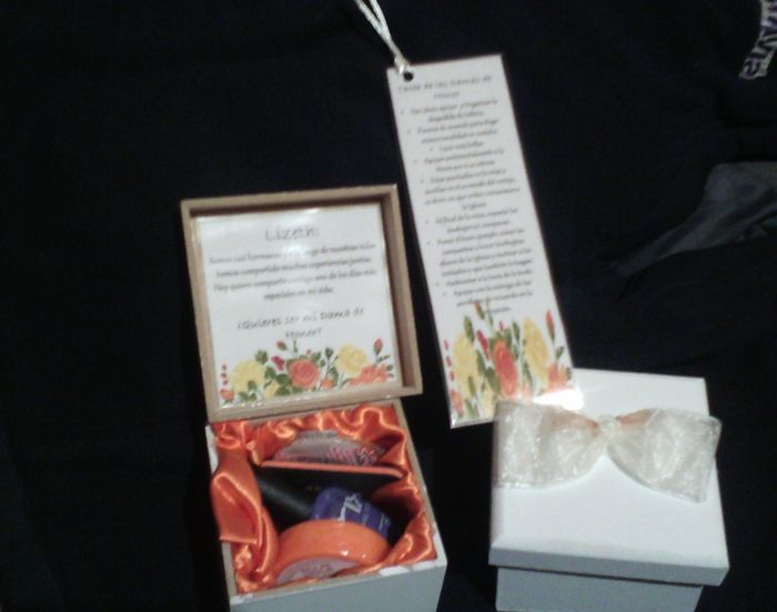 cajita y separador con tareas