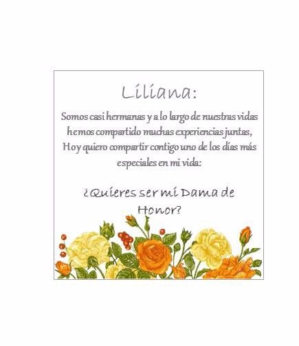 Para una de mis primas