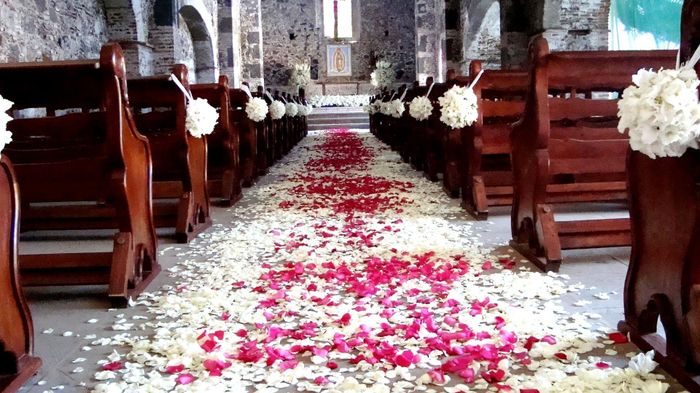 Decoracion iglesia alfombra