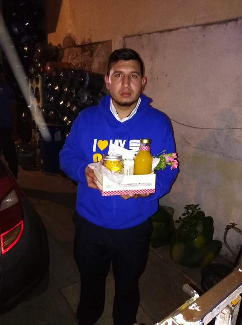 Ésta me la mandó la proveedora