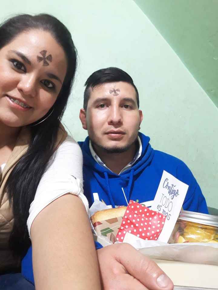 Fuimos juntitos a tomar ceniza