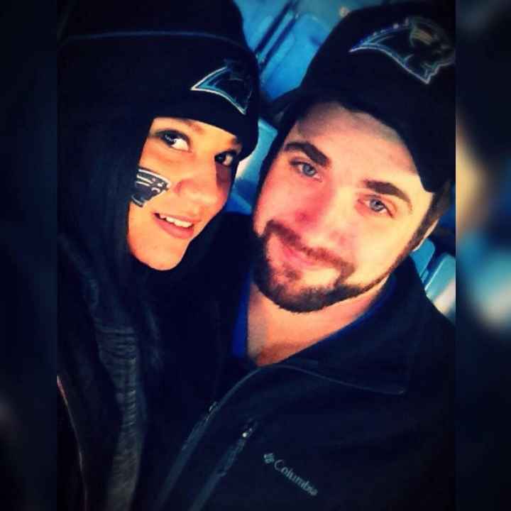 El y yo en el juego de los Panthers 