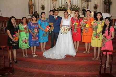 Vestido dama de honor boda mexicana - 1