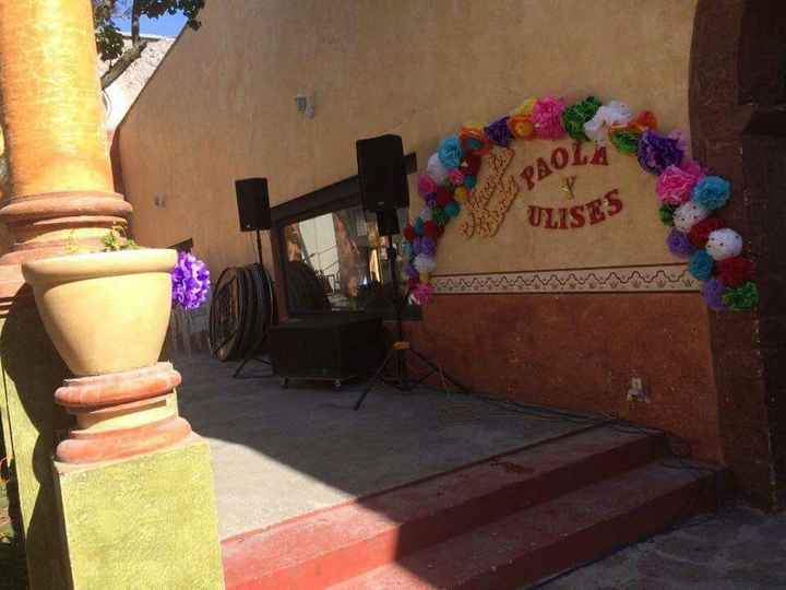Papel picado para una boda mexicana - 2