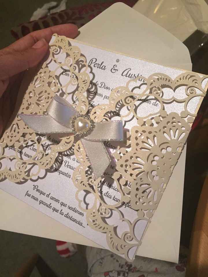 Invitaciones Primera clase.